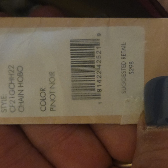 Rebecca Minkoff Burgundy Bucket Tote Bag - Picture 3 of 8